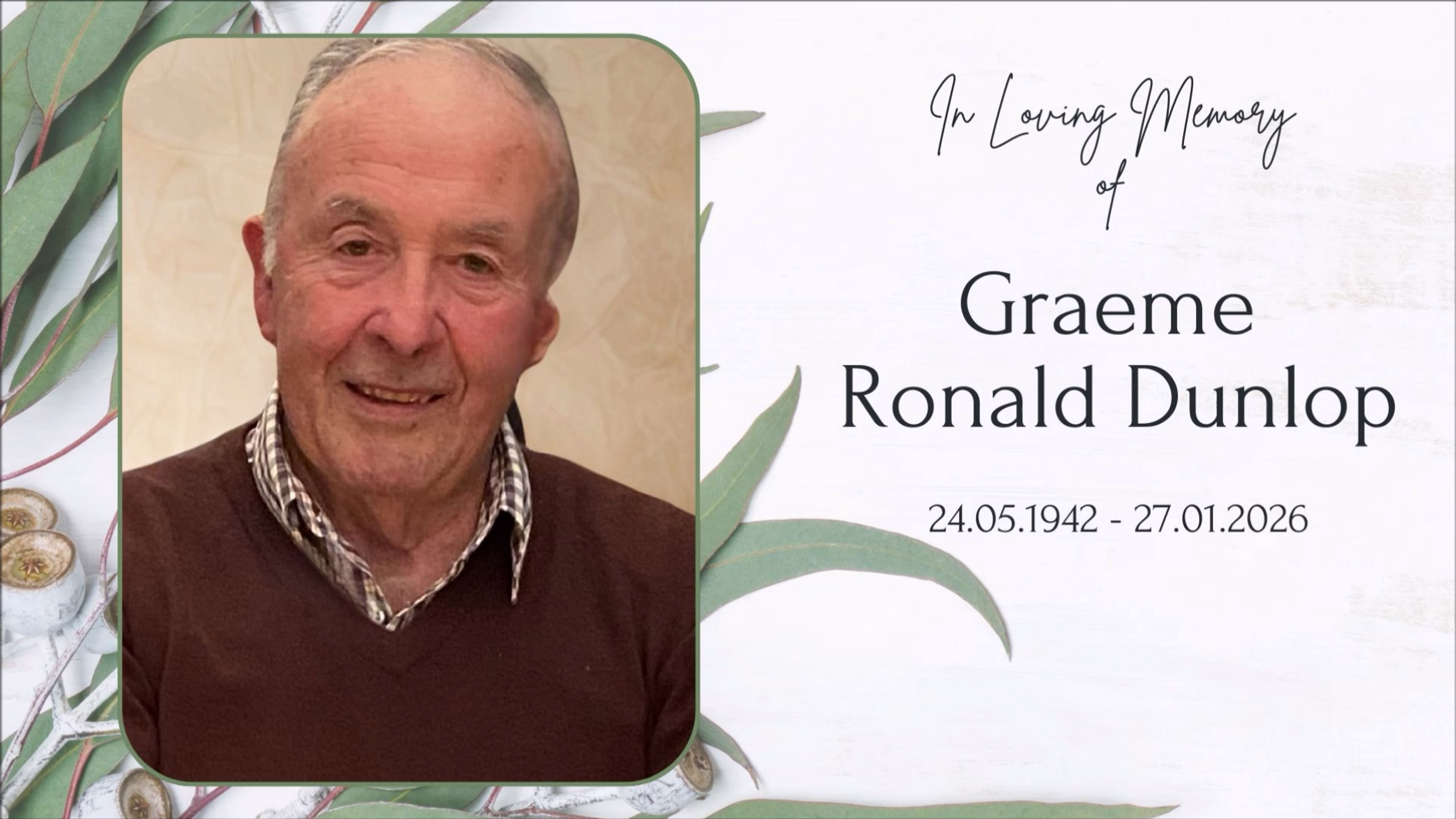 Graeme Dunlop's Funeral